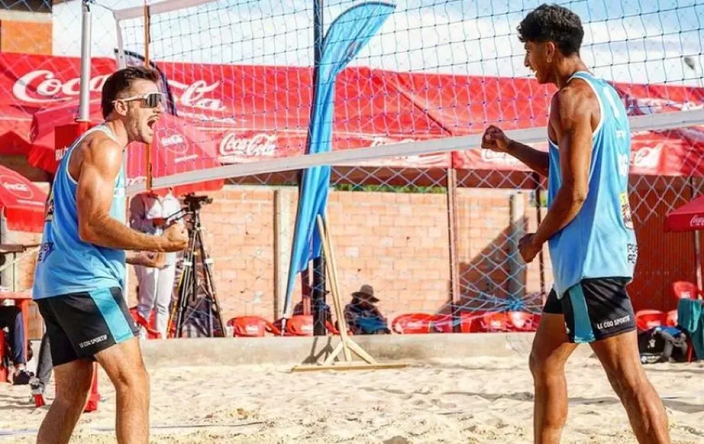 El rionegrino que representó a Argentina en el Circuito Sudamericano de Beach Vóley