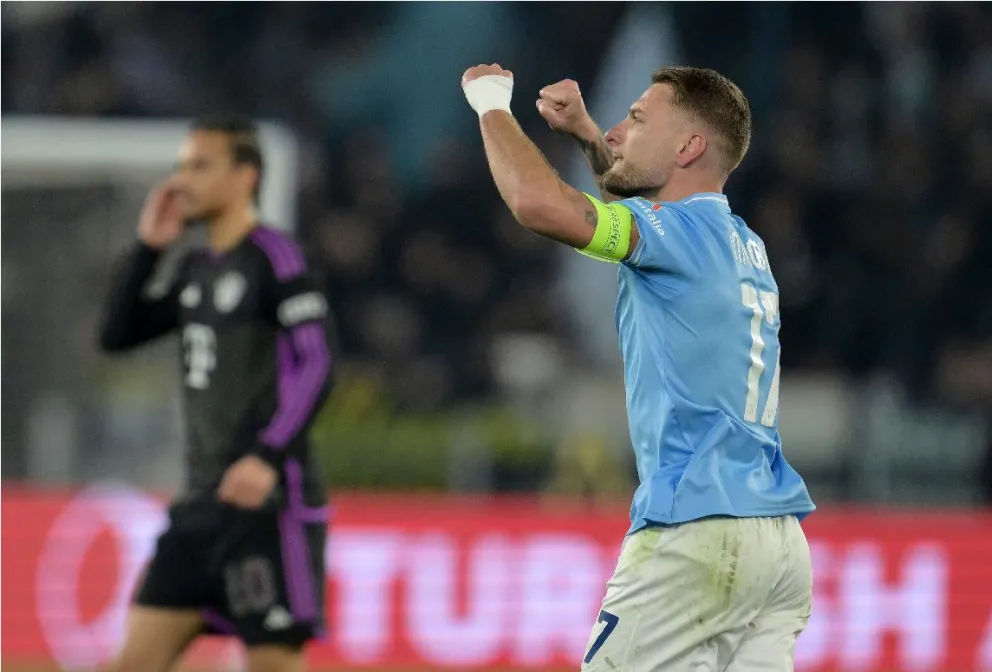 Lazio se impuso a Bayern Múnich y la victoria vale oro