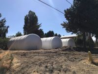 Dina Huapi: Tres nuevas cisternas para mejorar el servicio de agua