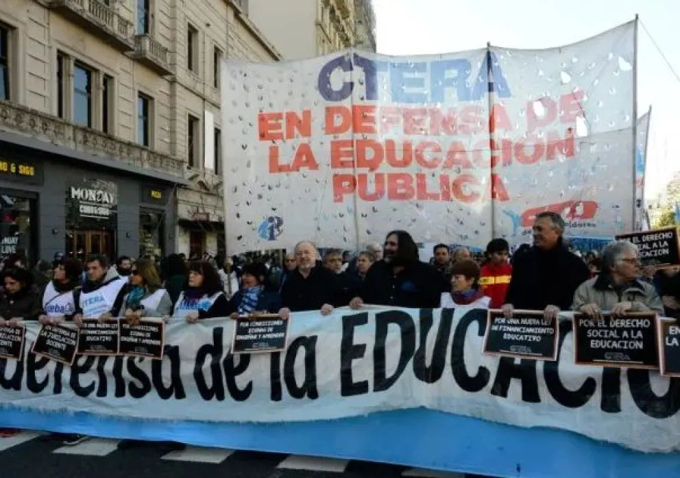 CTERA anunció un Paro Nacional docente y una marcha en protesta al ajuste educativo