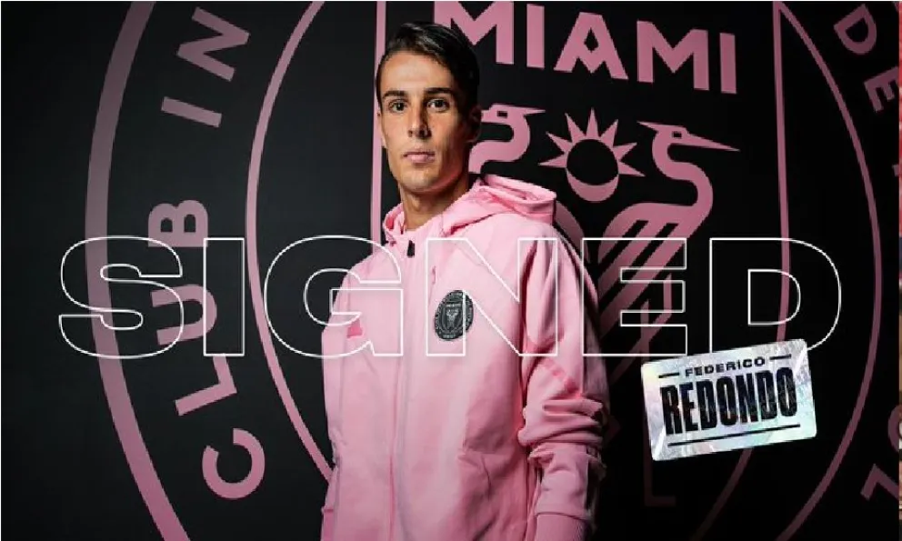 Federico Redondo fue presentado en Inter de Miami y será compañero de Lionel Messi