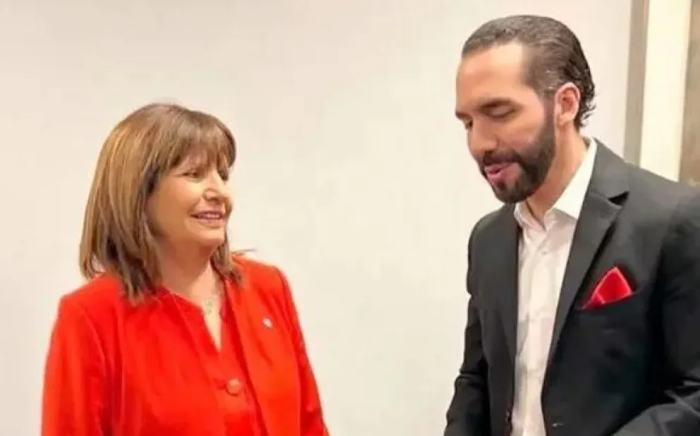Nuevo encuentro de Bukele y Bullrich para "fortalecer la cooperación en seguridad"