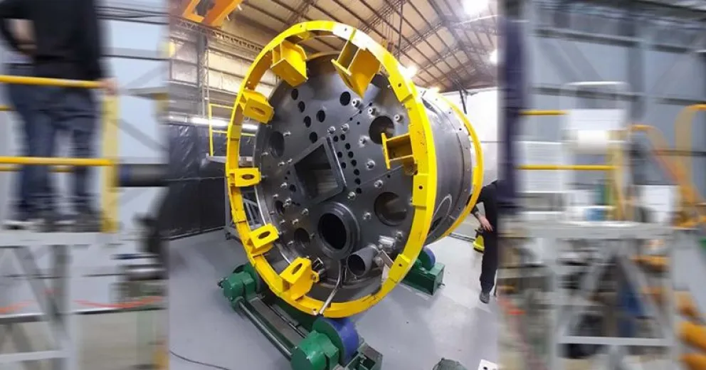 Fabricaron en Bariloche una pieza clave para el reactor RA-10