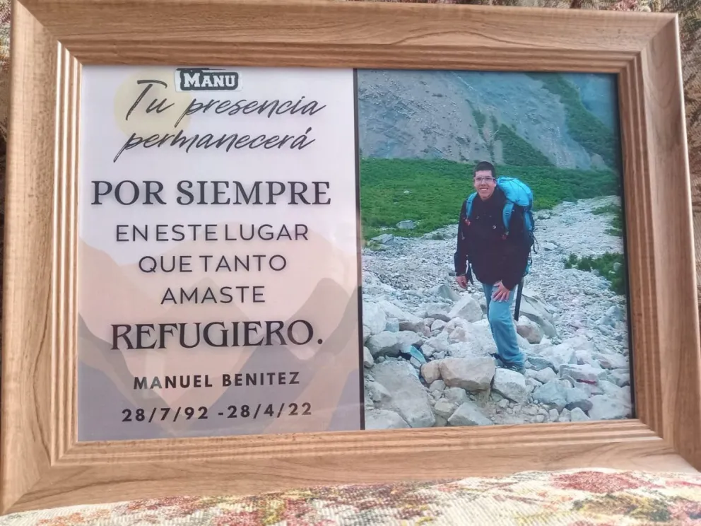 El recuerdo de Manu se eternizará en lugares que amaba: “Hoy sos uno con la montaña”