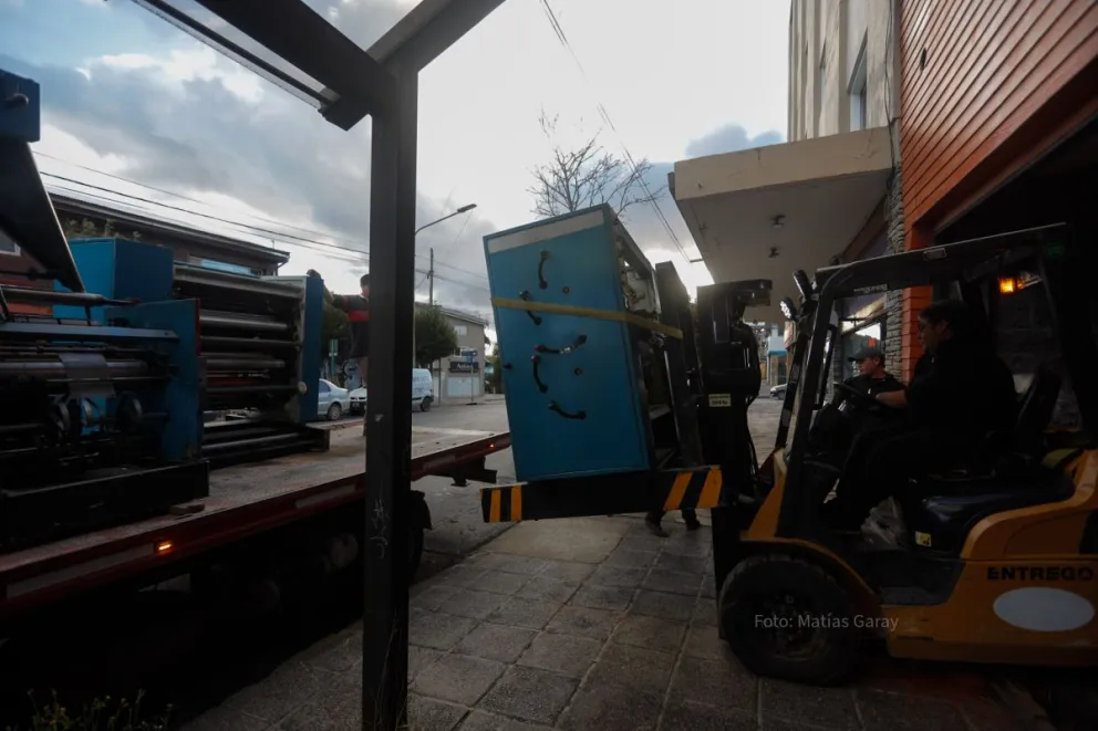 El recuerdo del personal y directivos a la noble rotativa