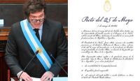 "Un nuevo pacto fundacional para la República Argentina": de qué se trata el Pacto del 25 de Mayo que presentó Milei
