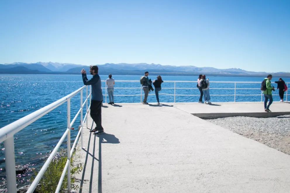 Bariloche disfrutó de un domingo de sol, playa y buena temperatura