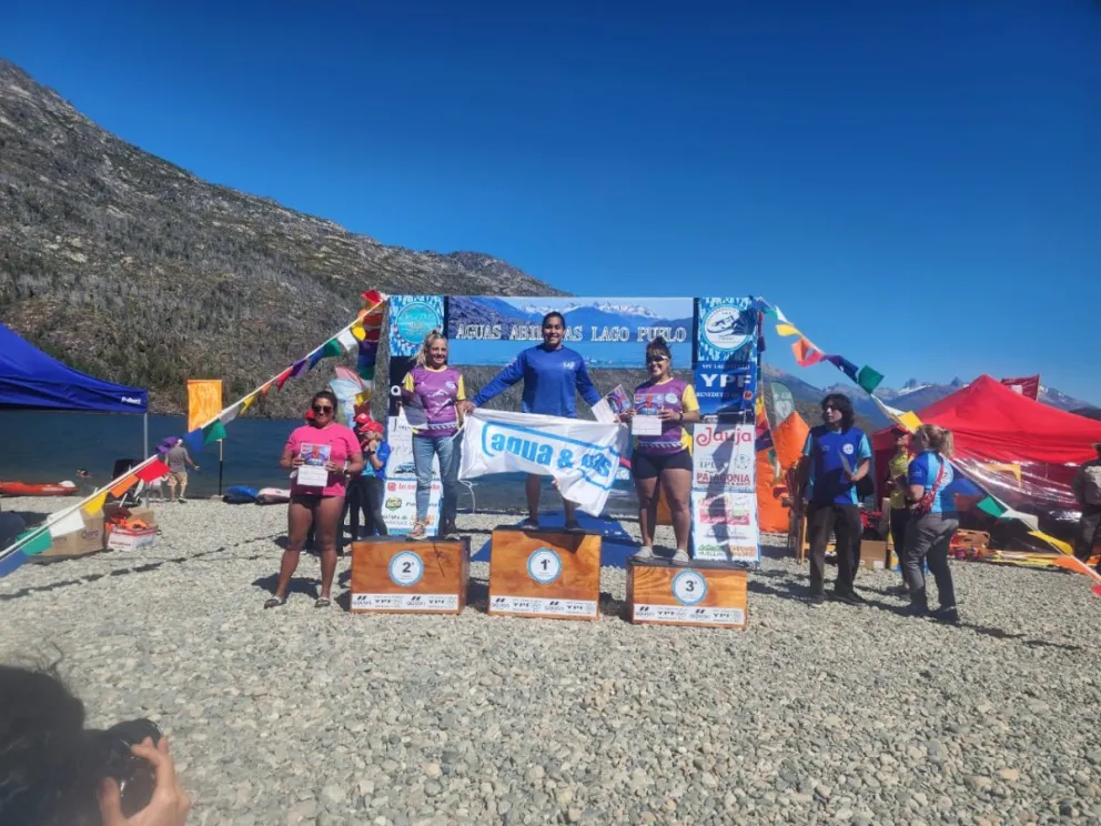 Mayte Puca volvió a brillar en Lago Puelo