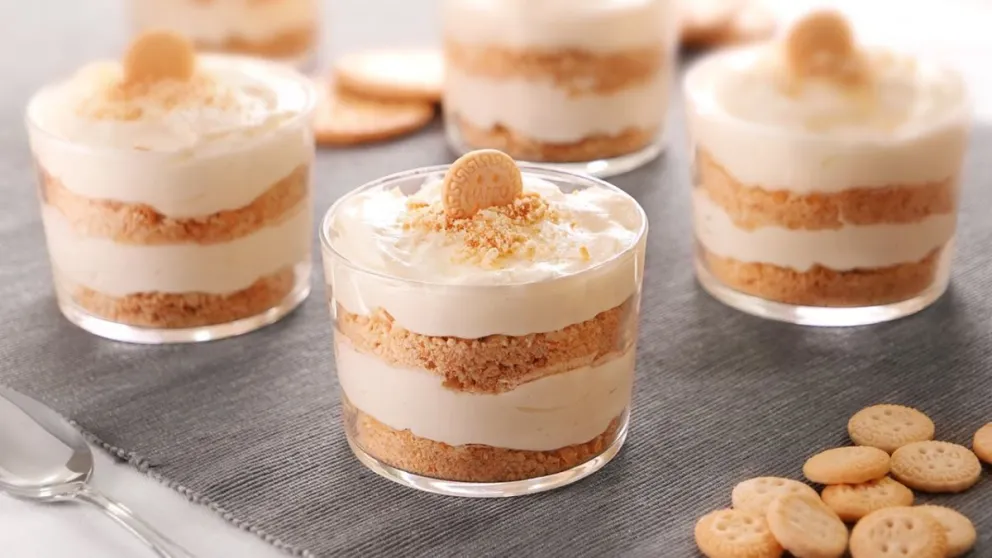 Receta exprés: hacé un postre de dulce de leche, galletitas y crema 