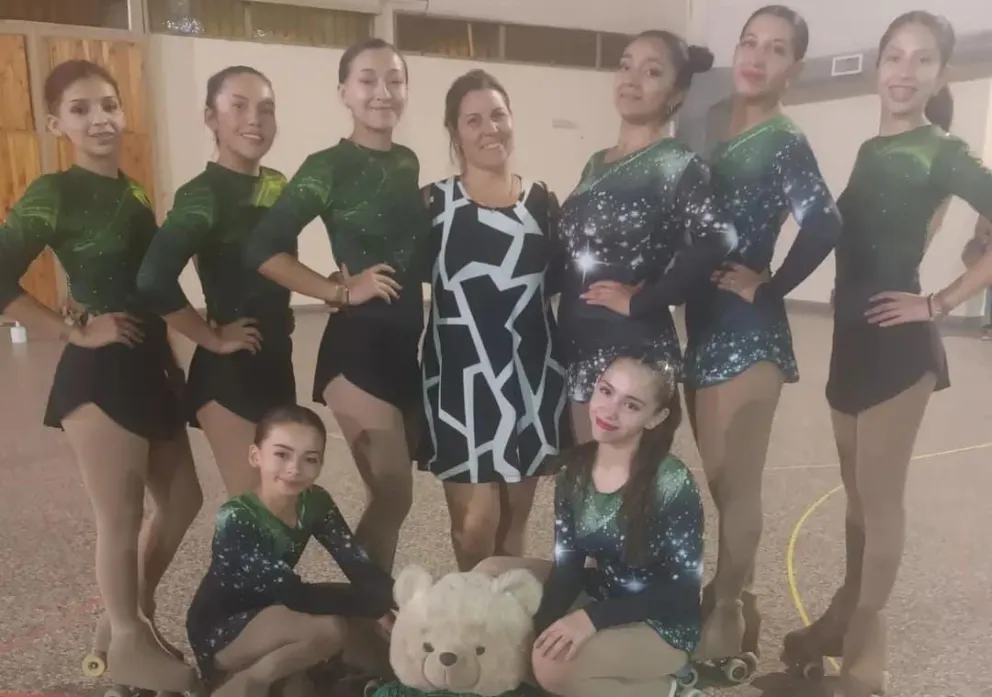 Patinadoras barilochenses abrieron el año con grandes resultados