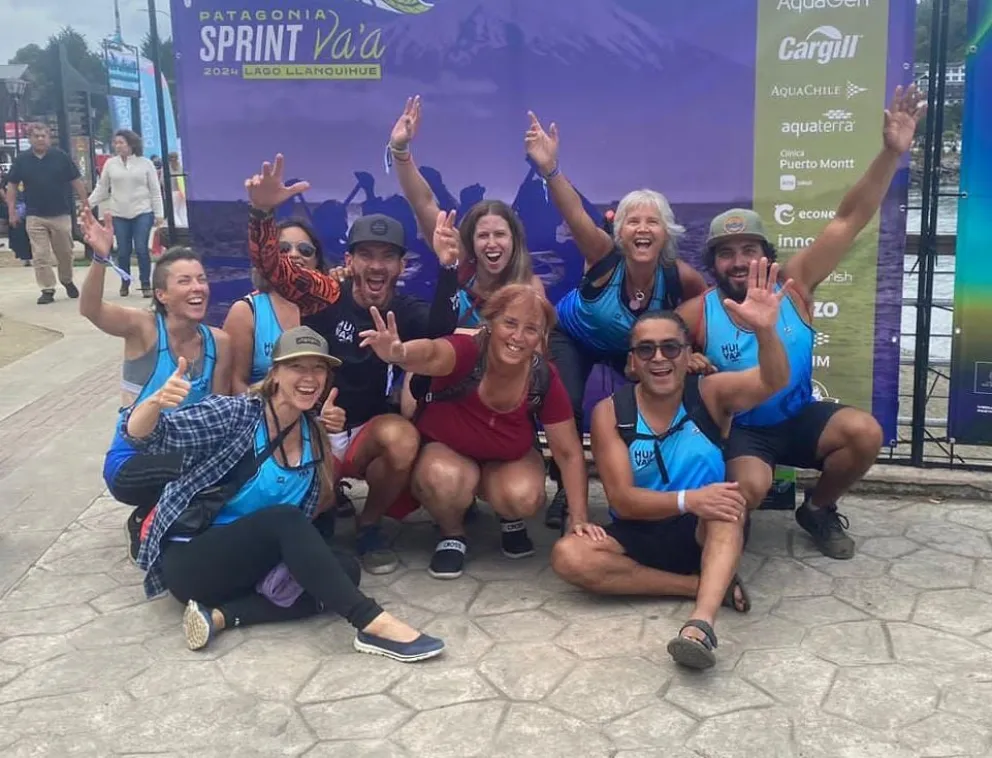 Gran experiencia del club barilochense Hui Va'a en Chile