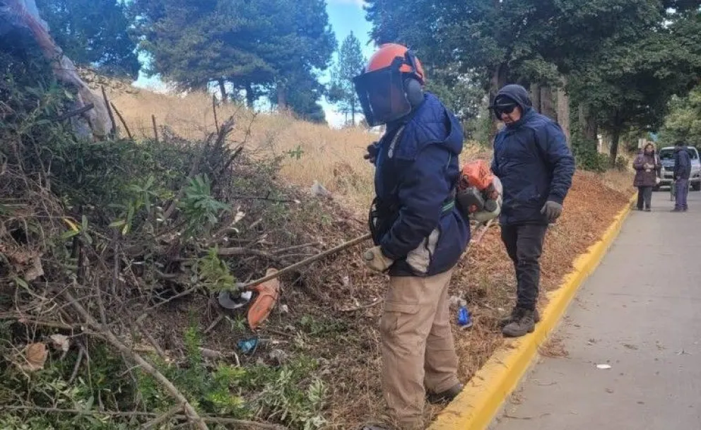 Nueva acera para la calle Carriego en Bariloche