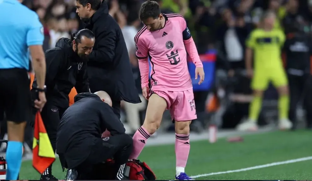 Alerta en Argentina: se lesionó Messi y es duda para los próximos compromisos