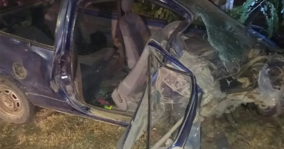 Tres personas fueron hospitalizadas por fuerte accidente vehicular