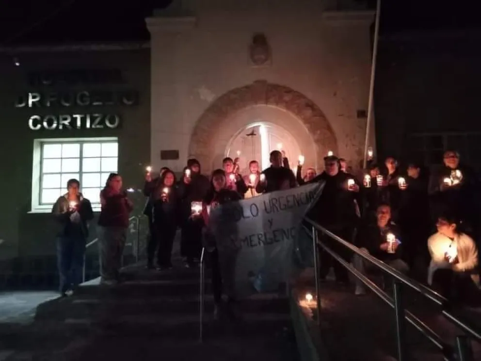 En Jacobacci también “velaron” a la salud pública