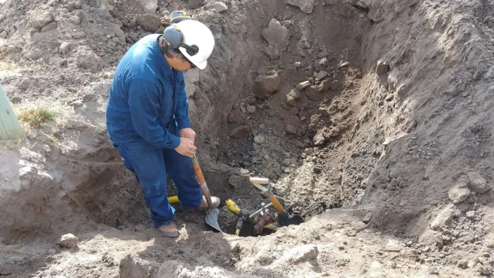Rotura de caño de gas causó preocupación