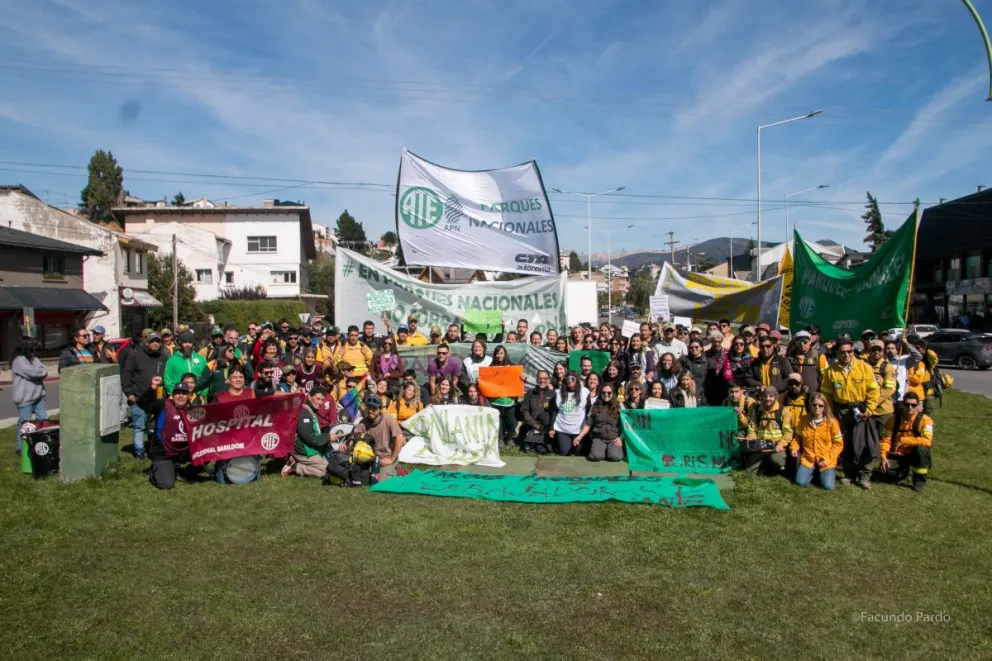 Trabajadores de Parques Nacionales se movilizaron por la falta de respuesta sobre su continuidad laboral