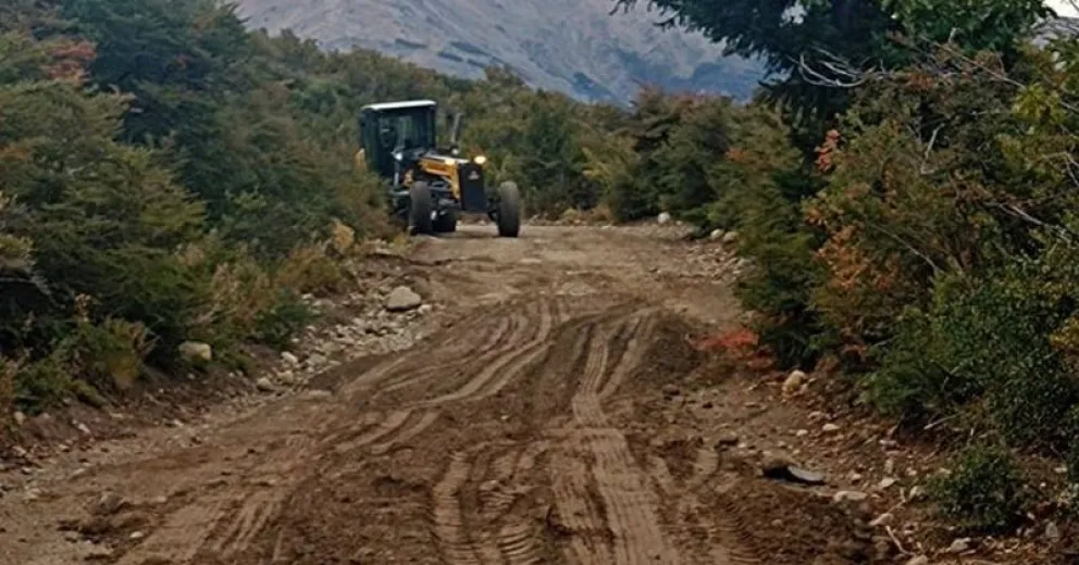 Reparan el camino del Balcón del Gutiérrez
