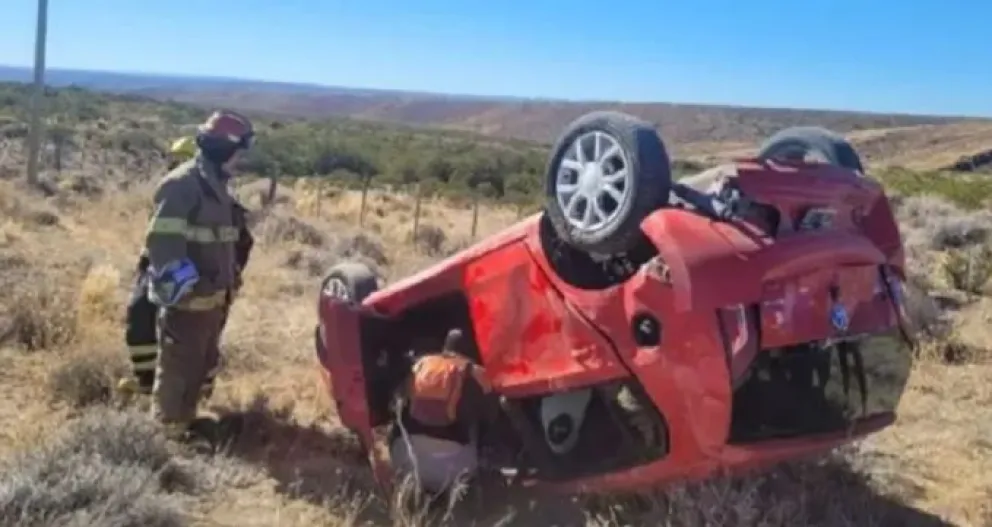 Accidentado inicio del fin de semana largo en Ruta 237