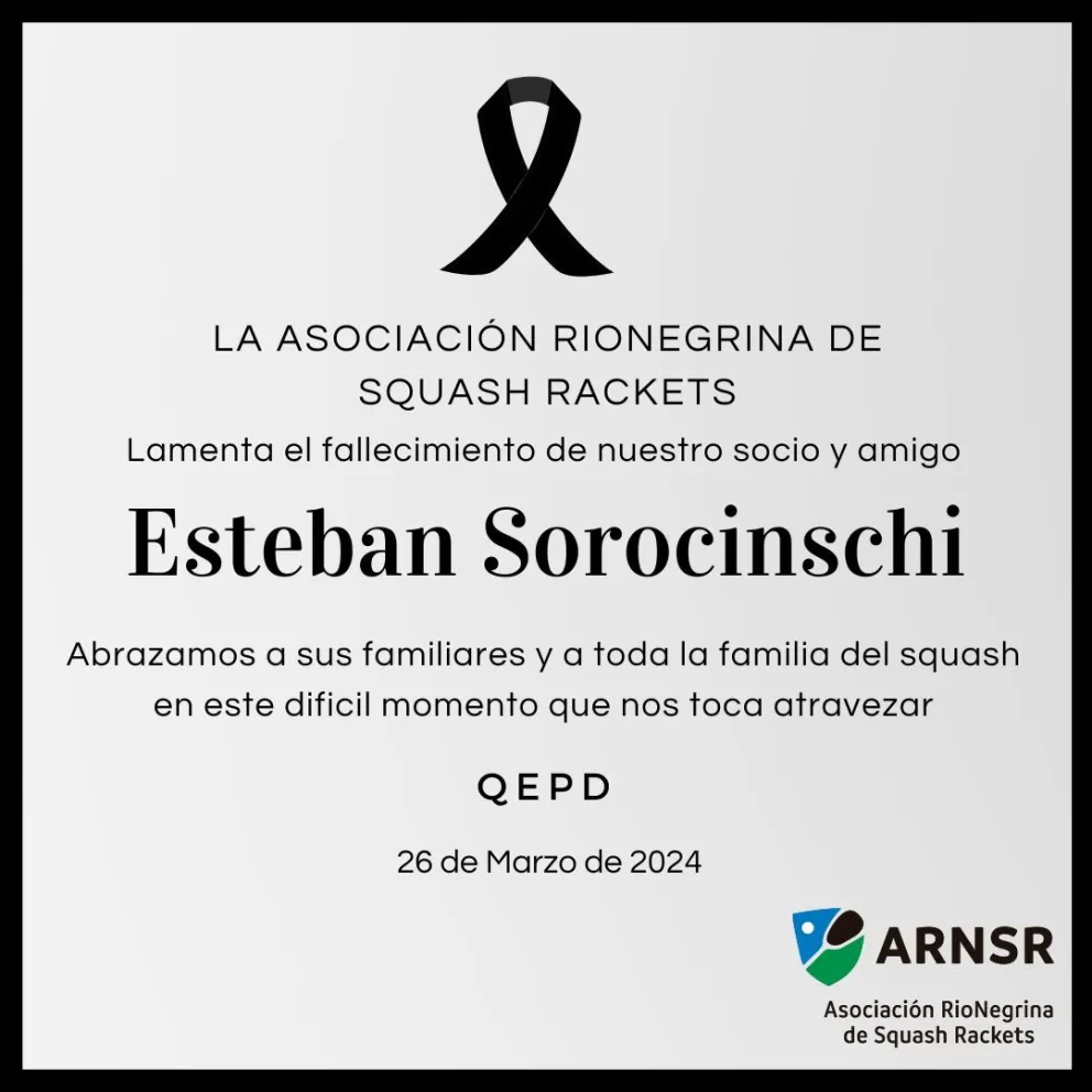 Jugaba al squash, se descompensó y falleció en Bariloche