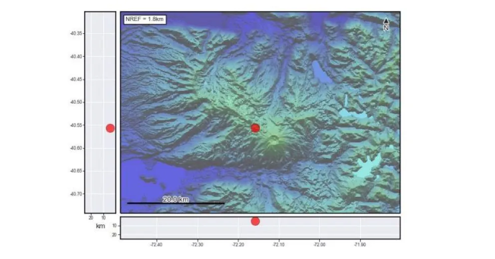 Registraron un sismo en el complejo volcánico Puyehue-Cordón Caulle