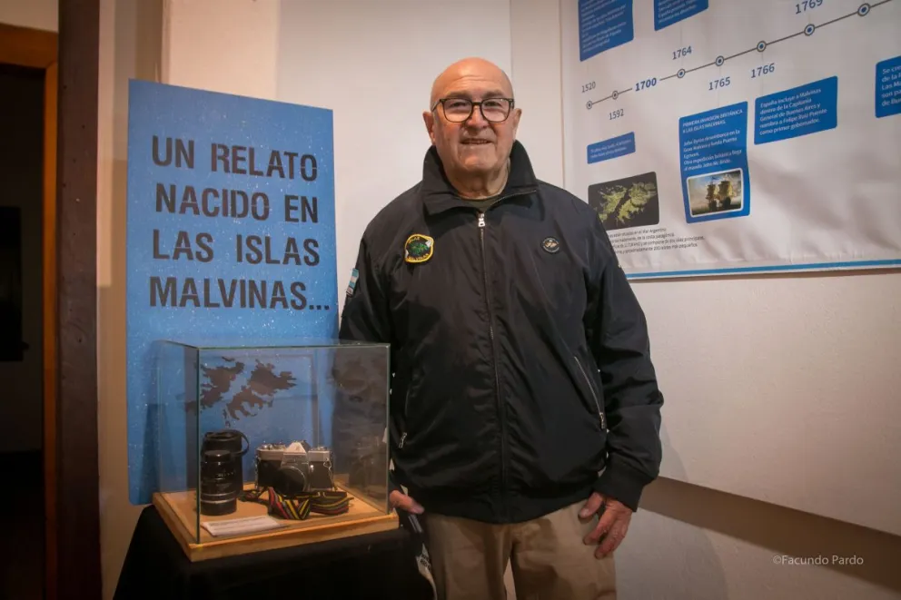 El “Bocha” Mazzocchi ayuda a recuperar la historia con fotos tomadas en Malvinas durante el conflicto bélico
