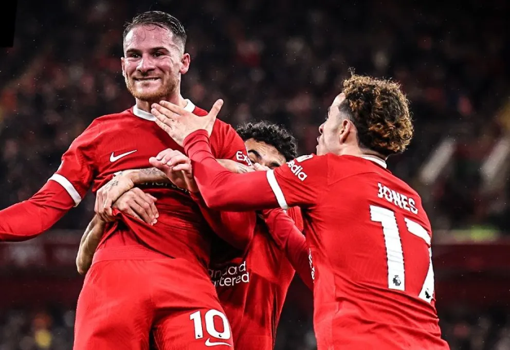 Golazo y liderazgo: Alexis Mac Allister convirtió en el triunfo de Liverpool