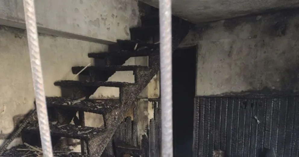 En pocos minutos el fuego destruyó 50 años de esfuerzo