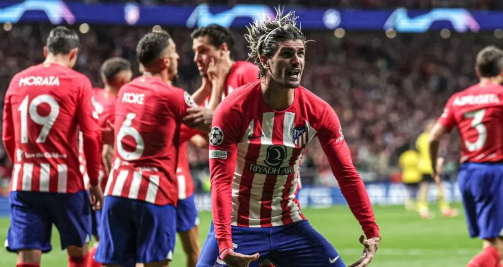 Con gol de Rodrigo de Paul, Atlético Madrid se impuso ante Borussia Dortmund