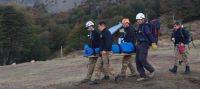 Rescataron a una turista que se accidentó en el camino a la cumbre del cerro Piltriquitrón