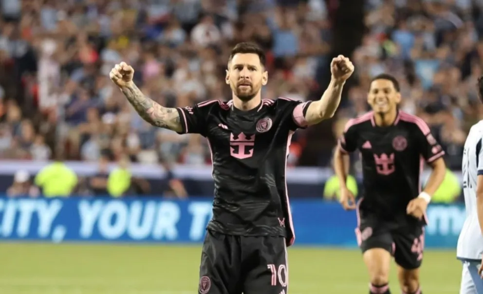 Messi brilló con un gol y asistencia en el triunfo del Inter Miami, líder de la Conferencia Este de la MLS