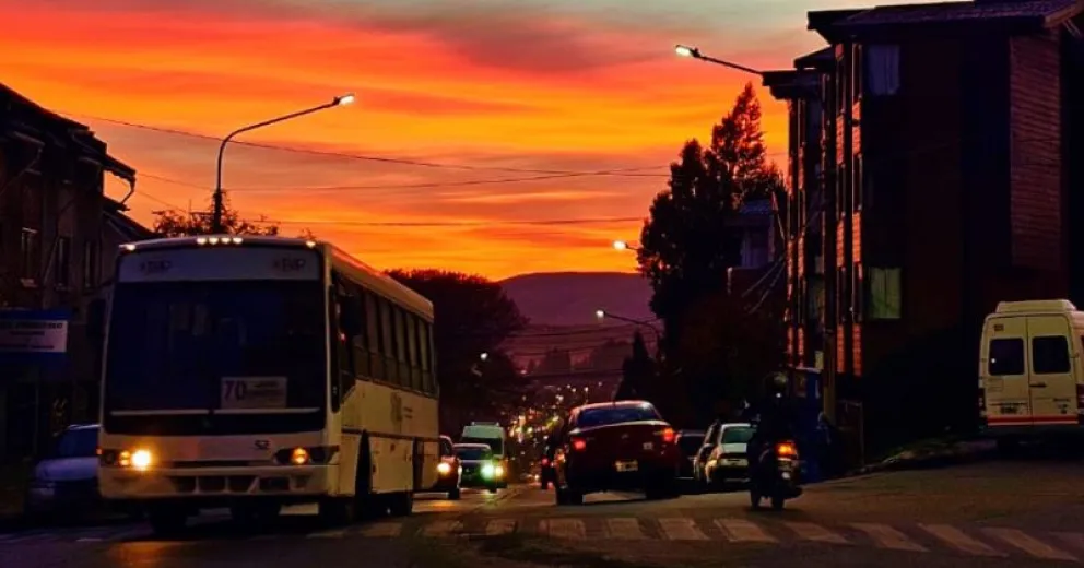 Los cielos otoñales de Bariloche son únicos