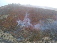 Extinguieron incendio en la Cuesta del Ternero en pleno cierre de temporada