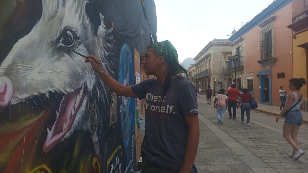 En la patria de Siqueiros y Rivera, deja murales un barilochense