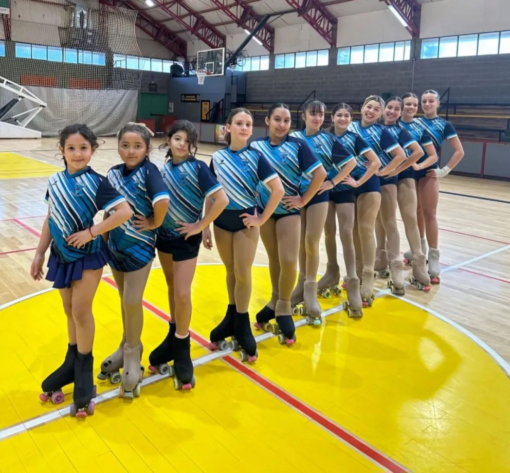 El equipo de patín del Nahuel se prepara para el interprovincial