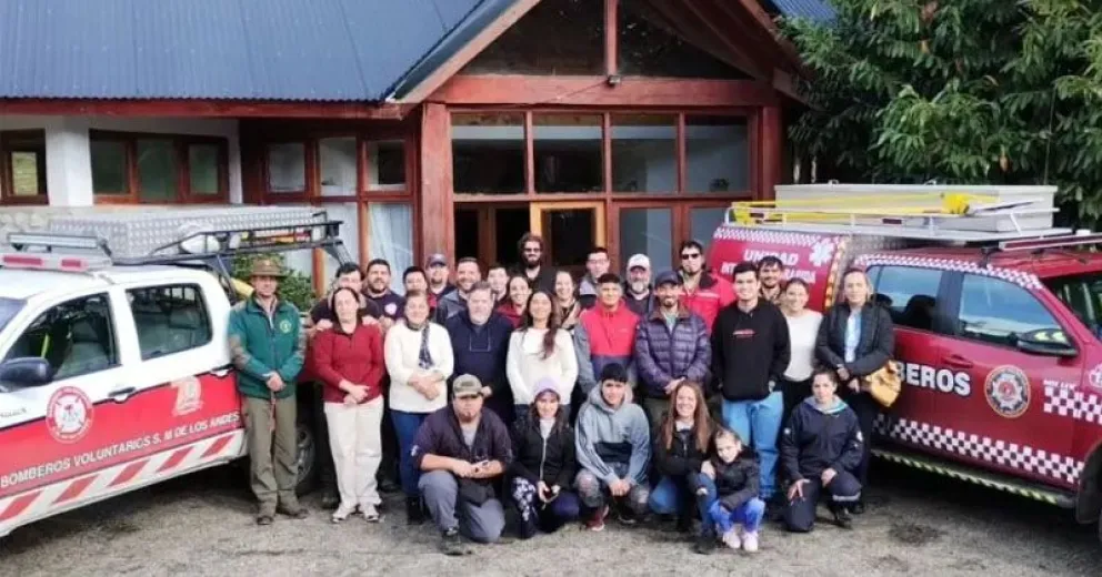 Está tomando forma el primer cuartel de Bomberos Voluntarios de Villa Traful