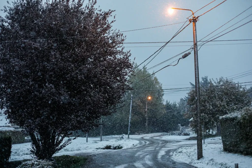 "Podríamos tener nevadas hasta las 10 de la mañana y después iría disminuyendo"