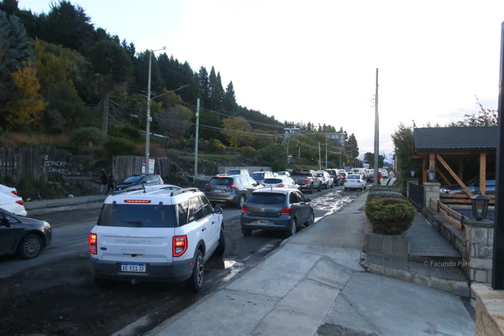 Piden precaución al transitar por ese sector de la ciudad.