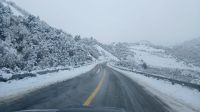 Sectores con hielo en zonas altas de Ruta 40 entre Bariloche y El Bolsón