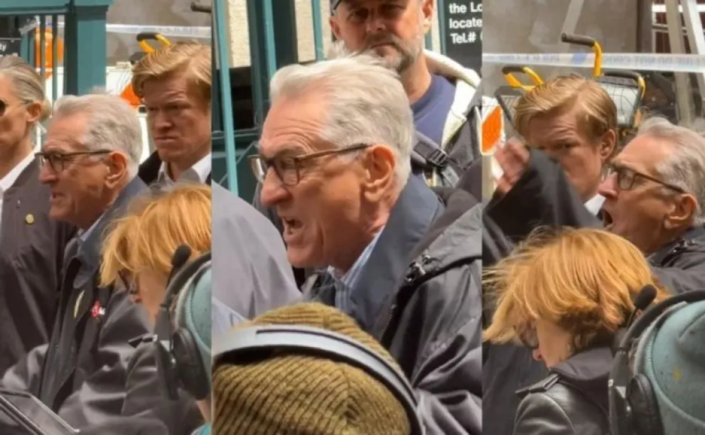 Mira el video: De Niro enfrenta a manifestantes pro-palestinos y genera polémica en Nueva York