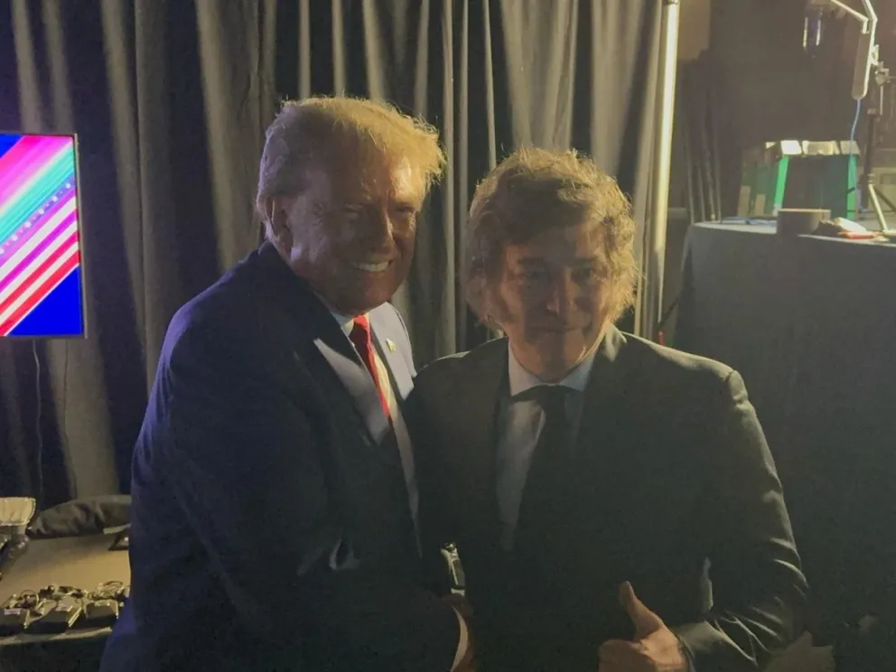 Escandaloso: el costo millonario de la foto de Milei con Trump
