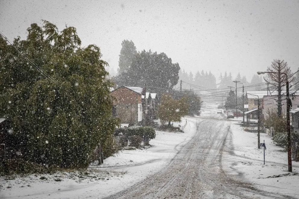 Video: Autos cruzados, colectivos varados y más complicaciones por las intensas nevadas