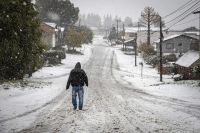 Alerta Naranja por nevadas intensas y solicitan no salir de sus casas de no ser encesario