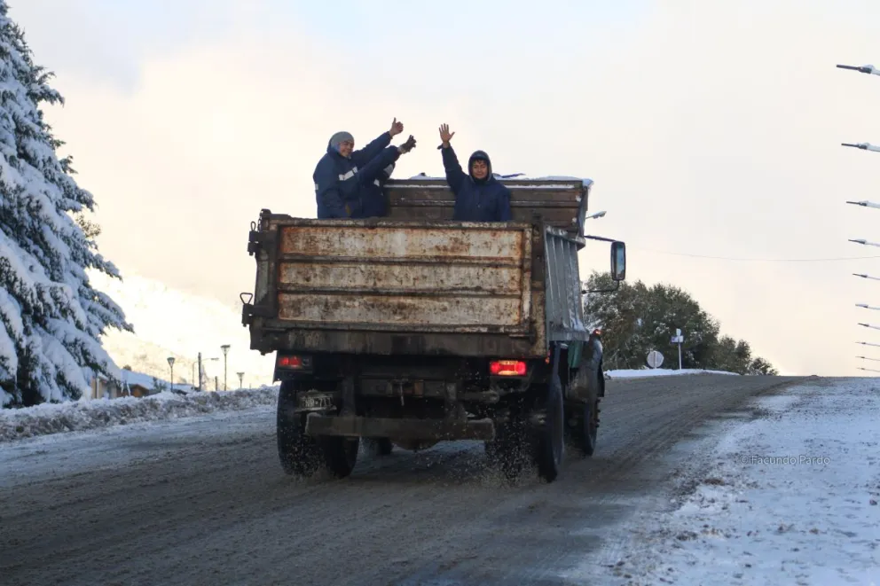 El municipio dio a conocer los trabajos realizados despejando calles