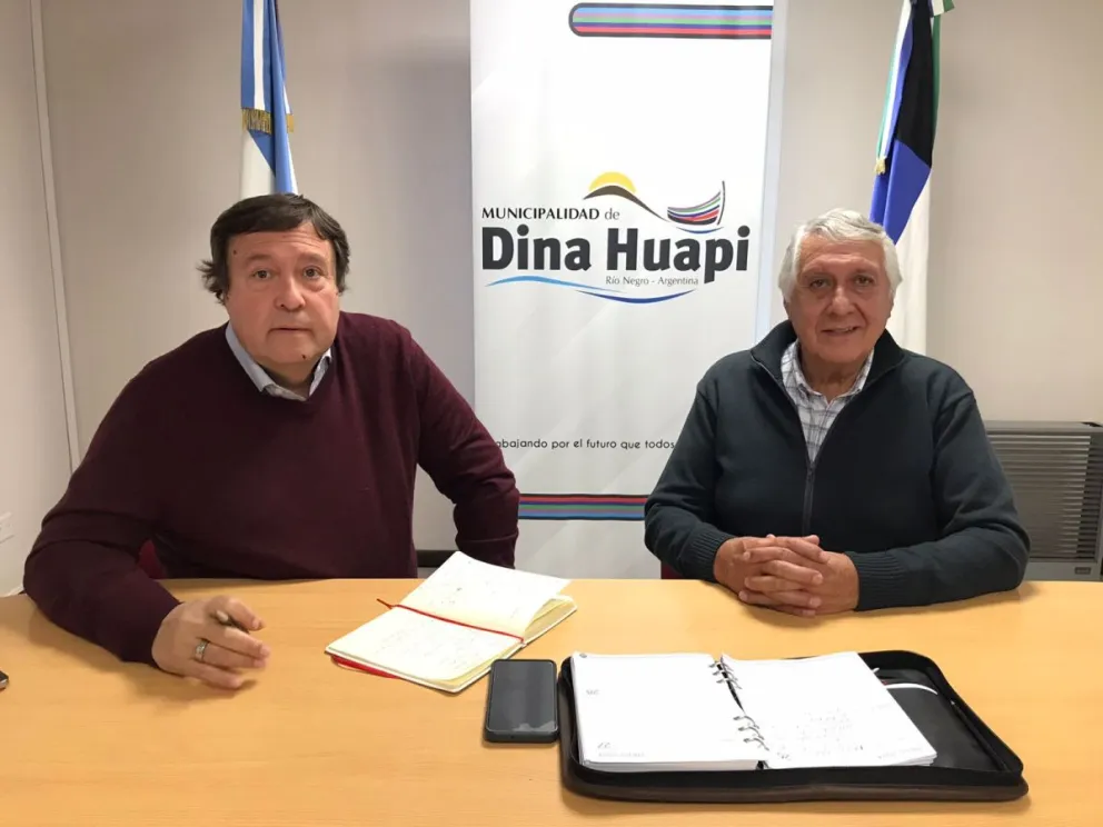 Dina Huapi y Provincia planificaron y repasaron diferentes obras y trabajos