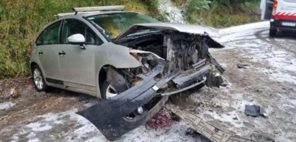 Dos heridos leves en un despiste en Ruta 40