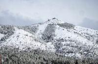 Los colores del otoño se mezclan con la nieve, pintando los paisajes de Bariloche 