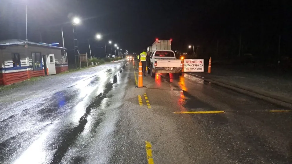 Cortan el tránsito en Ruta 40 para todo tipo de vehículos