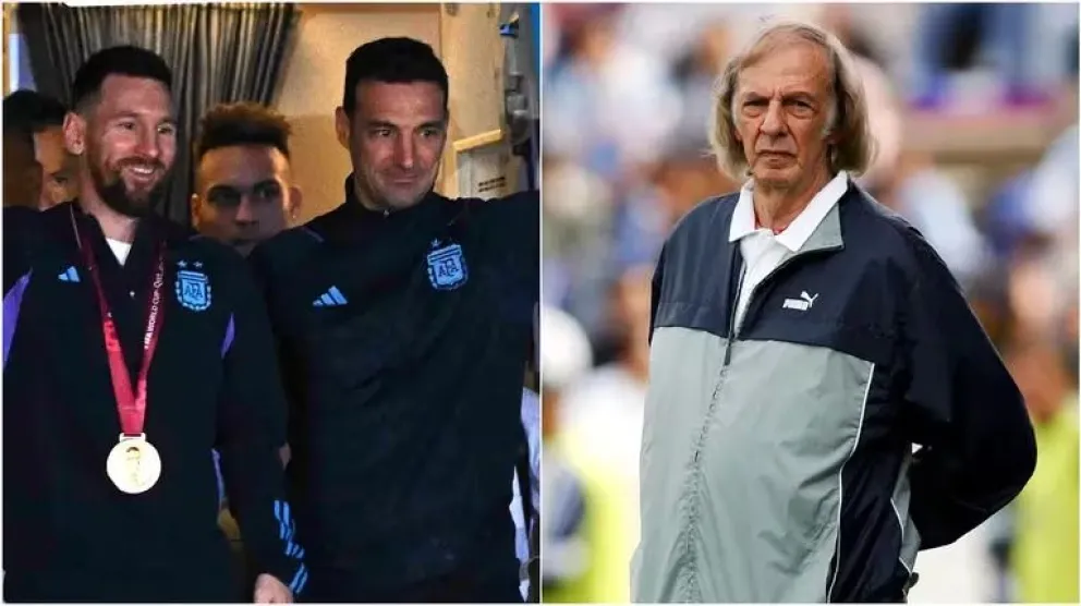 Emotivo adiós de Messi y Scaloni a Menotti: "Hasta siempre, Flaco querido"