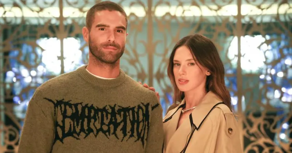 Cuál fue la reacción de Delfina Chaves y Nico Furtado en el estreno de su nueva serie que causó polémica